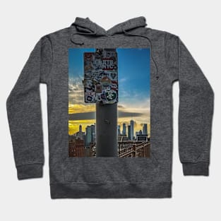 Manhattan Skyline Brooklyn Bridge Sunset NYC Hoodie